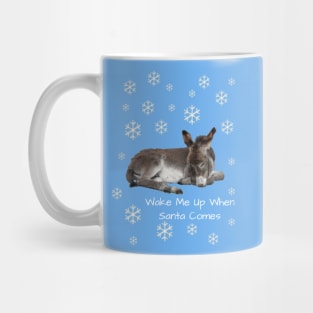 Cute Donkey Foal Christmas Mug